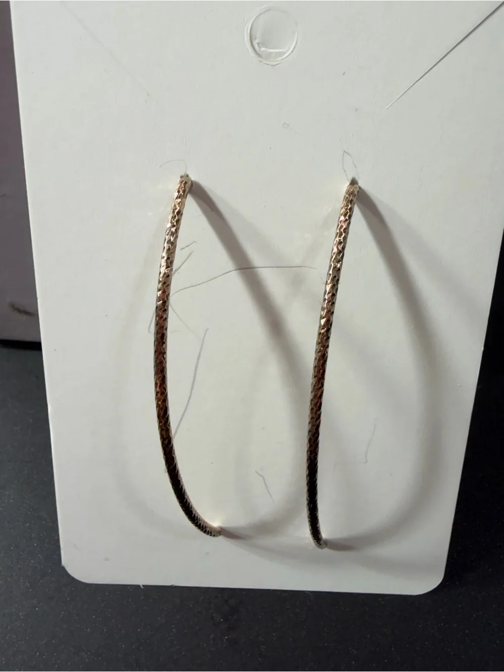 925 Italy Dyadema Sterling Silver Hoop Earrings